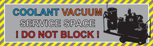Coolant Hoover Sign 2000 x 600mm - SKU F796