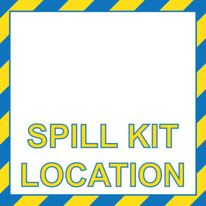 Spill Kit Floor Sign 1000 x 1000mm - R9 anti slip rating - SKU F820