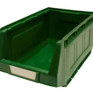 Green Stackable Storage Parts Bins - Plastic Bin Kit 2004 (Pack of 12). WxDxH: 207X345X165mm Green _SKU-13020422