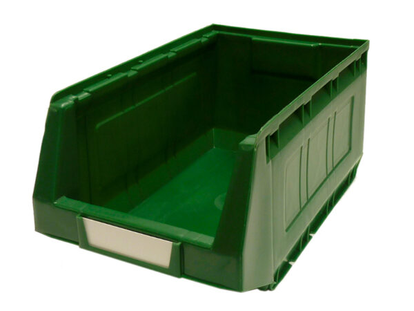 Green Stackable Storage Parts Bins - Plastic Bin Kit 2004 (Pack of 12). WxDxH: 207X345X165mm Green _SKU-13020422