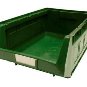 6 Plastic Parts Bins In Green - Plastic Bin Kit 2005 (Pack of 6). WxDxH: 303X485X190mm Green _SKU-13020423