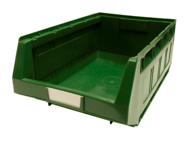 6 Plastic Parts Bins In Green - Plastic Bin Kit 2005 (Pack of 6). WxDxH: 303X485X190mm Green _SKU-13020423