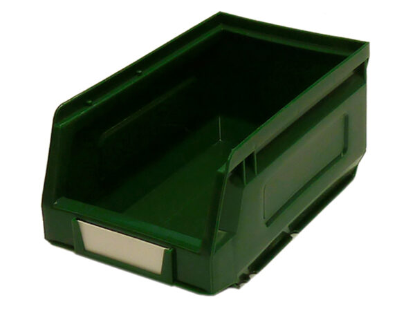 Green Plastic Parts Storage Bins - Plastic Bin Kit 2002 (Pack of 24). WxDxH: 103X165X83mm Green _SKU-13031026