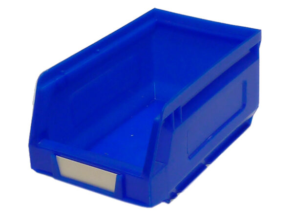 Blue Plastic Parts Storage Bins - Plastic Bin Kit 2002 (Pack of 24). WxDxH: 103X165X83mm Blue _SKU-13031027