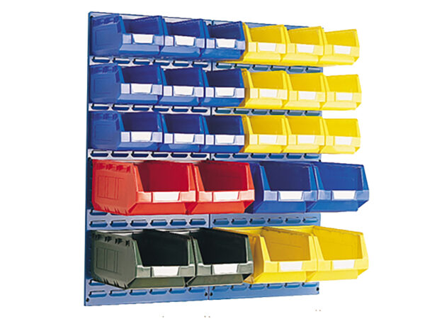 Bott Louvre Panel And Bins Kit - 2X Vertical 1. 0M Panels with 26 Bins. Wxh: 914X991mm In 4 Colours _SKU-14030014.11