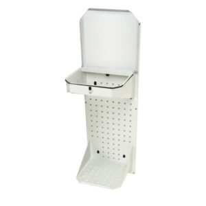 Bott Recycling Station - Panel with Bin Holders. Wxh: 350X990mm Ral 7035 _SKU-14030198