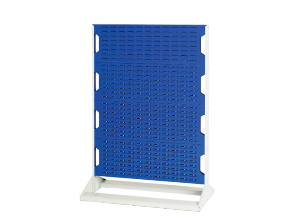 Louvre Panel Rack Double Sided with 8 Panels - WxDxH: 1000X550X1450mm Ral 7035/5010 _SKU-16917121.11V