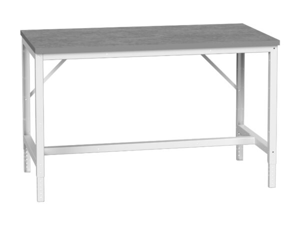 Adjustable Height Esd Workbench - Verso Adj. Height Framework Bench with Esd Worktop. WxDxH: 1500X600X780-930mm Ral 7035 _SKU-16921522.16