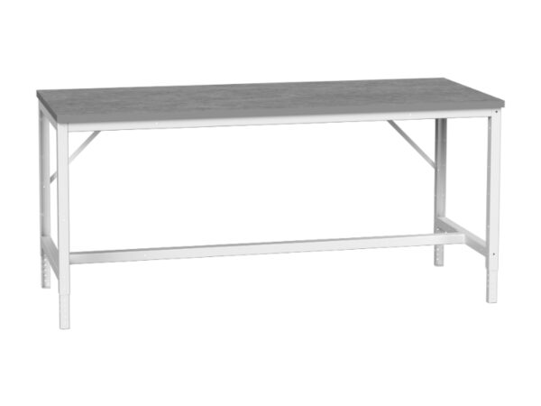 Esd Workbench - Verso Adj. Height Framework Bench with Esd Worktop. WxDxH: 2000X600X780-930mm Ral 7035 _SKU-16921523.16