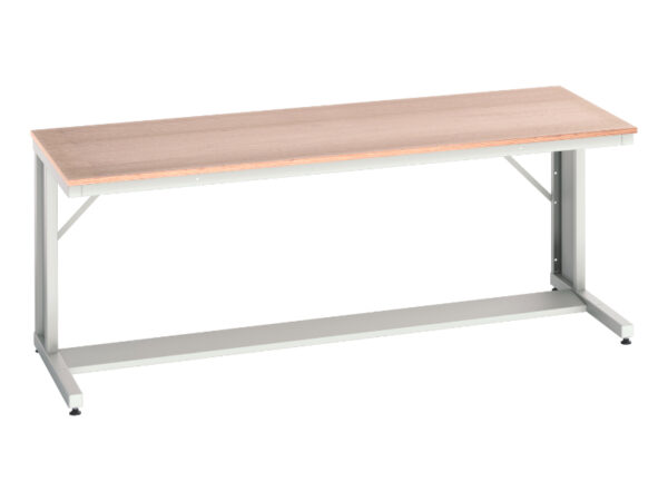 Strong Metal Workbench - Multiplex Worktop. WxDxH: 2000X800X780mm Ral 7035 _SKU-16922328.16
