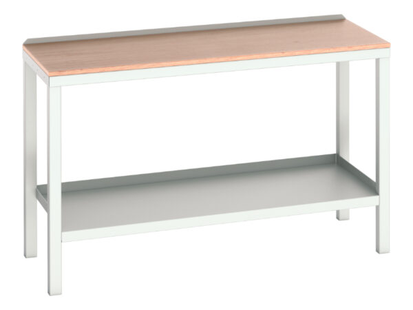 Strong Metal Bench - Verso Welded Bench with Multiplex Worktop. WxDxH: 1500X600X930mm Ral 7035 _SKU-16922507.16