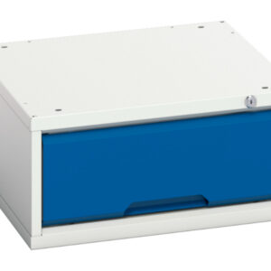 Workshop Steel Drawer Storage Cabinet - with 1 Drawer. WxDxH: 525X550X250mm Ral 7035/5010 _SKU-16925000.11