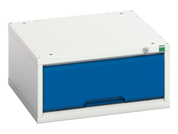 Workshop Steel Drawer Storage Cabinet - with 1 Drawer. WxDxH: 525X550X250mm Ral 7035/5010 _SKU-16925000.11