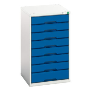 Bott Verso Drawer Storage Cabinet with 8 Drawers - WxDxH: 525X550X900mm Ral 7035/5010 _SKU-16925033.11
