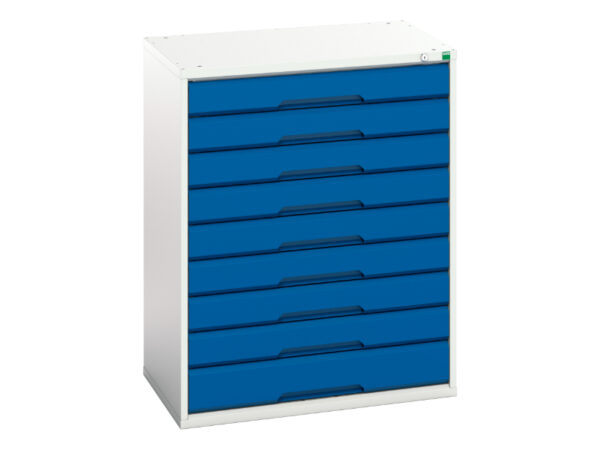 9 Drawer Heavry Duty Storage Cabinet - WxDxH: 800X550X1000mm Ral 7035/5010 _SKU-16925157.11