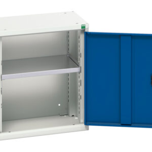 Cheap Metal Storage Cupboard Storages - Verso Wall Cupboard Storage with 1 Shelf. WxDxH: 525X350X600mm Ral 7035/5010 _SKU-16926002.11