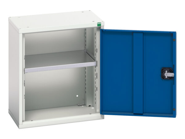 Cheap Metal Storage Cupboard Storages - Verso Wall Cupboard Storage with 1 Shelf. WxDxH: 525X350X600mm Ral 7035/5010 _SKU-16926002.11