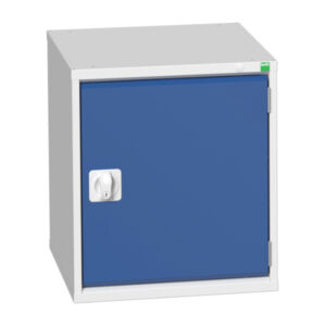 Industrial Shelf Cupboard Storage - Verso Shelf Cupboard Storage with 1 Shelf. WxDxH: 525X550X600mm Ral 7035/5010 _SKU-16926032.11