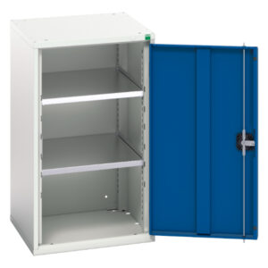 Verso Shelf Cupboard Storage with 2 Shelves. WxDxH: 525X550X900mm Ral 7035/5010 _SKU-16926047.11