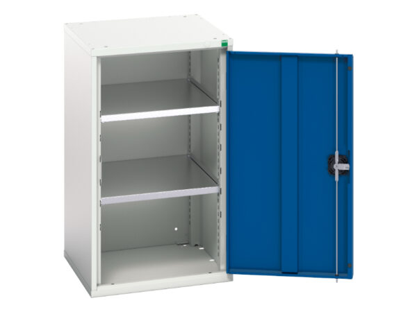 Verso Shelf Cupboard Storage with 2 Shelves. WxDxH: 525X550X900mm Ral 7035/5010 _SKU-16926047.11
