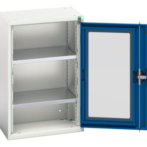 Verso Window Door Cupboard Storage with 2 Shelves - WxDxH: 525X350X800mm Ral 7035/5010 _SKU-16926070.11