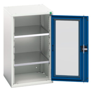 Bott Window Storage Cabinet - Verso Window Door Cupboard Storage with 2 Shelves. WxDxH: 525X550X900mm Ral 7035/5010 _SKU-16926075.11