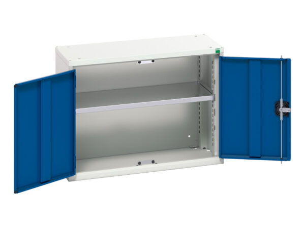 Bott Verso Wall Shelf Cupboard Storage with 1 Shelf - WxDxH: 800X350X600mm Ral 7035/5010 _SKU-16926102.11