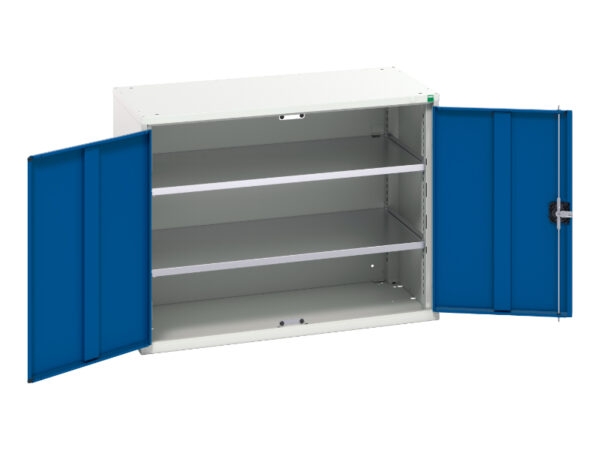 Bott Verso Shelf Cupboard Storage - with 2 Shelves. WxDxH: 1050X550X800mm Ral 7035/5010 _SKU-16926238.11