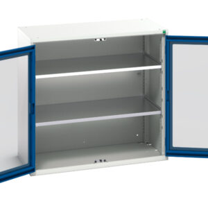Verso Window Door Cupboard Storage with 2 Shelves. WxDxH: 1050X550X1000mm Ral 7035/5010 _SKU-16926276.11
