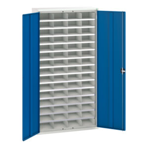 Verso Compartment Cupboard Storage with 60 Compartments. WxDxH: 1050X350X2000mm Ral 7035/5010 _SKU-16926503.11