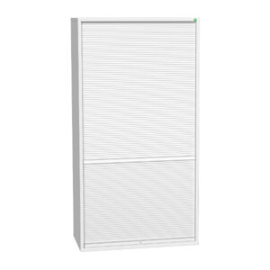 Verso Roller Shutter Cupboard Storage with 3 Shelves. WxDxH: 1050X550X2000mm Ral 7035 _SKU-16926700.16