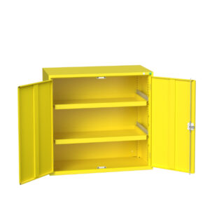 Hazardous Substance Storage - Verso Hazardous Substance Cupboard Storage with 2 Trays. WxDxH: 1050X550X1000mm Ral 1023 _SKU-16926795. 12