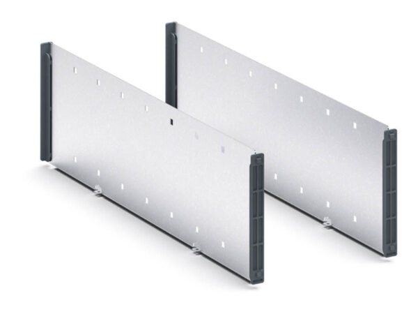 Bott Verso Steel Dividers for Drawers - Verso Adjustable Metal Divider Kit 3 Compartment for Storage Cabinet - WxDxH: 525X550X175mm Galvanised Steel _SKU-16926801.51