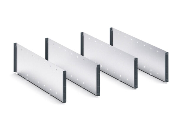 Verso Adjustable Metal Divider Kit - 5 Compartment for Storage Cabinet -WxDxH: 800X550X175mm Galvanised Steel _SKU-16926821.51