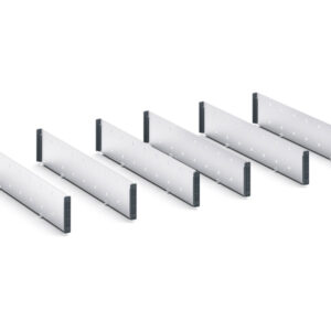 Verso Adjustable Metal Divider Kit 7 Compartment for Storage Cabinet - WxDxH: 1050X550X100/125mm Galvanised Steel _SKU-16926840.51