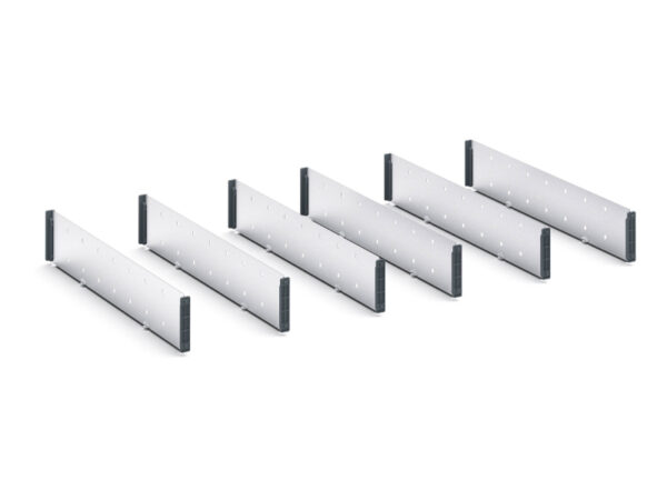 Verso Adjustable Metal Divider Kit 7 Compartment for Storage Cabinet - WxDxH: 1050X550X100/125mm Galvanised Steel _SKU-16926840.51