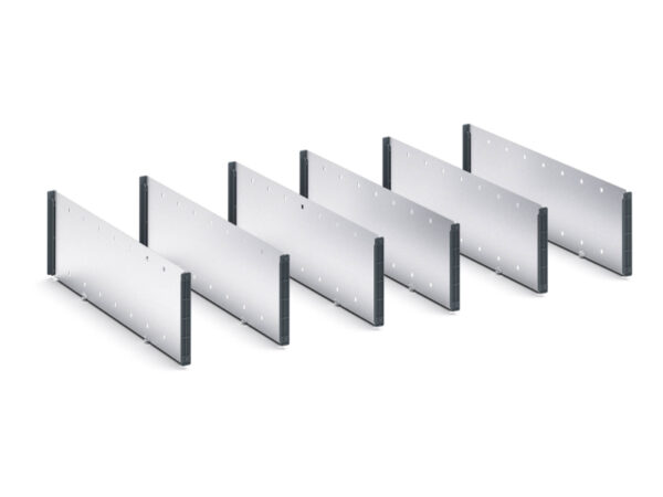 Verso Adjustable Metal Divider Kit 7 Compartment for Storage Cabinet - WxDxH: 1050X550X175mm Galvanised Steel _SKU-16926841.51