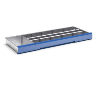 Verso Adjustable Metal Divider Kit 16 Compartment for Storage Cabinet - WxDxH: 1300X550X175mm Galvanised Steel _SKU-16926863.51