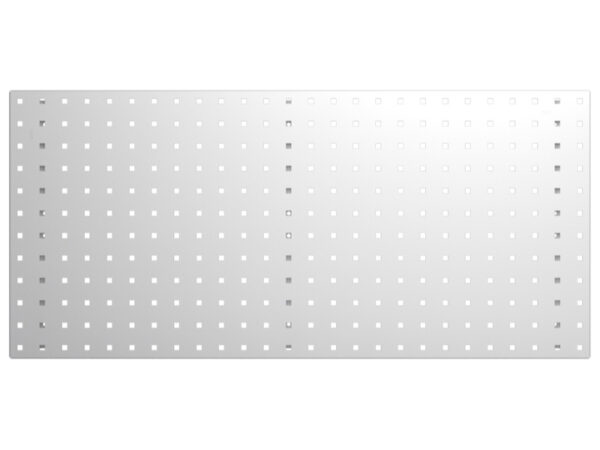 Verso Cupboard Storage Backpanel Kit Perfo - for 800mm Wide Cupboard Storage. Wxh: 770X457mm Ral 7035 _SKU-16926938.16