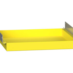 Coshh Cupboard Storage Sump Tray - Verso Haz Substance Cbd Sump Tray . WxDxH: 525X350X50mm Ral 1023 _SKU-16926970. 12