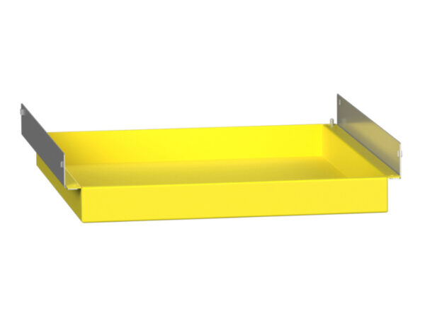 Coshh Cupboard Storage Sump Tray - Verso Haz Substance Cbd Sump Tray . WxDxH: 525X350X50mm Ral 1023 _SKU-16926970. 12