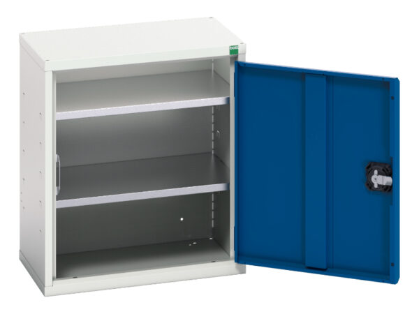 Verso Economy Cupboard Storage with 2 Shelves - WxDxH: 525X350X600mm Ral 7035/5010 _SKU-16929002.11