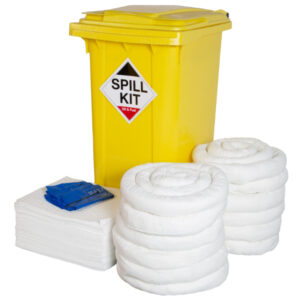 240 Litre Wheelie Bin Oil Spill Prevention Kit - SKU OSK240