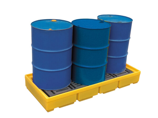 For the best oil drum storage which ensures that drips and leaks are contained safely you need our Spill Containment Pallets - SKU BP3