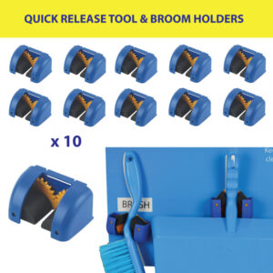Wall Broom Holder x 10 - SKU 3303