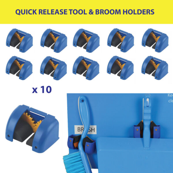 Wall Broom Holder x 10 - SKU 3303