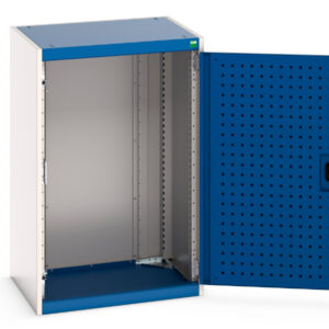 Workshop Tool Cupboard Storages with Perfo Doors - WxDxH: 525X525X1000mm Ral 7035/5010 _SKU-40011013.11V