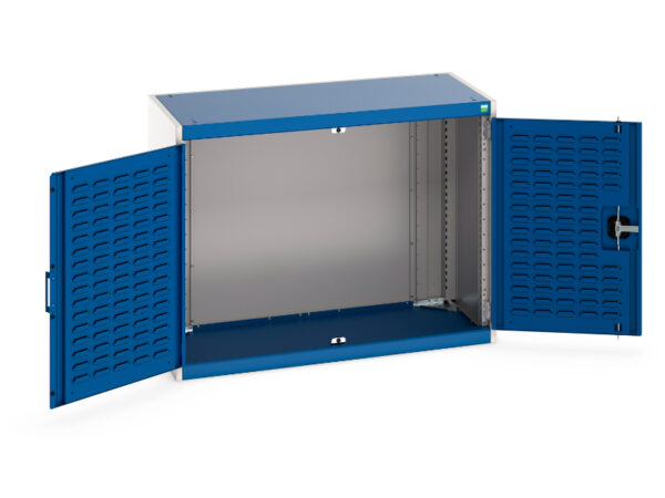 Bott Storage Cupboard Storage with Louvre Doors - WxDxH: 1050X525X800mm Ral 7035/5010 _SKU-40013010.11V