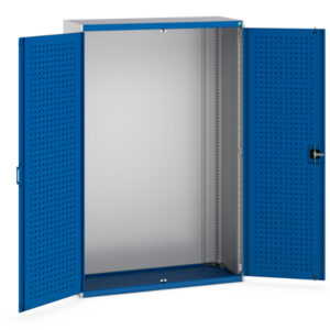 Bott 2 Door Steel Lockable Floor Standing Storage Storage Cabinet - . WxDxH: 1300X525X2000mm Ral 7035/5010 _SKU-40014019.11V