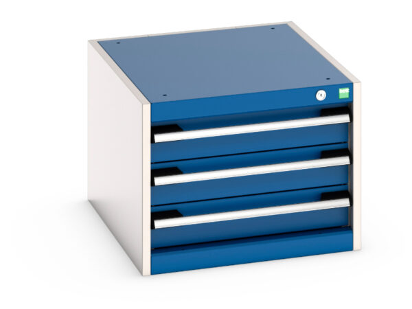 Bott Storage Cabinet with 3 Drawers - WxDxH: 525X650X400mm Ral 7035 / In 4 Colours _SKU-40018009.11V
